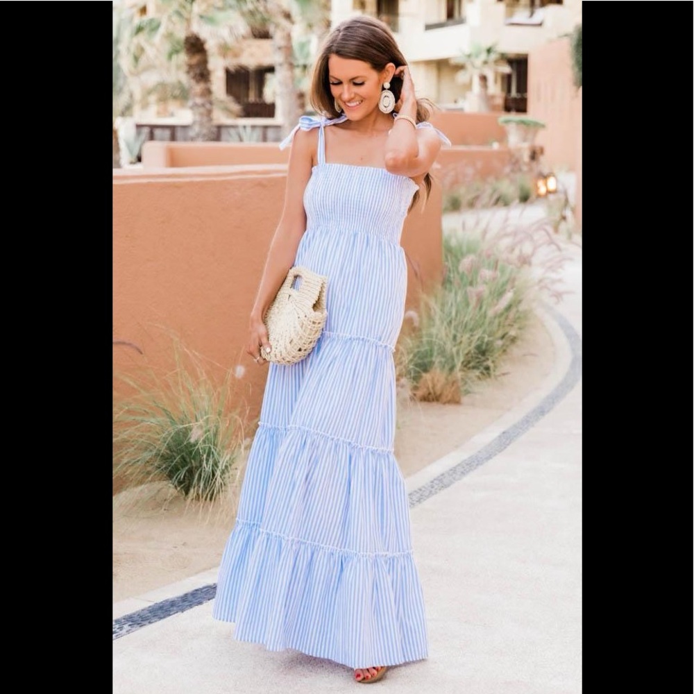 Pink Lily CaitlinCovington Santorini Striped Dress